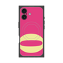 プレミアムスクエアケース with MagSafe［ オリジナル - initial color - O pink ］