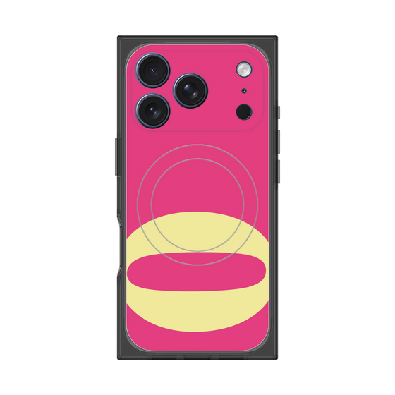 プレミアムスクエアケース with MagSafe［ オリジナル - initial color - O pink ］