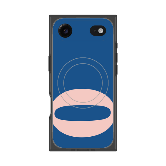 プレミアムスクエアケース with MagSafe［ オリジナル - initial color - O navy ］