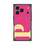 プレミアムスクエアケース with MagSafe［ オリジナル - initial color - P pink ］