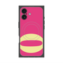 プレミアムスクエアケース with MagSafe［ オリジナル - initial color - Q pink ］