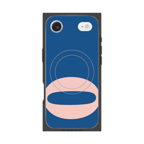 プレミアムスクエアケース with MagSafe［ オリジナル - initial color - Q navy ］