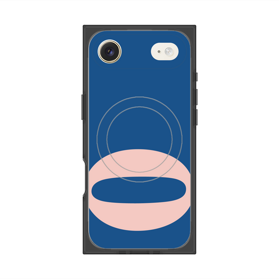 プレミアムスクエアケース with MagSafe［ オリジナル - initial color - Q navy ］