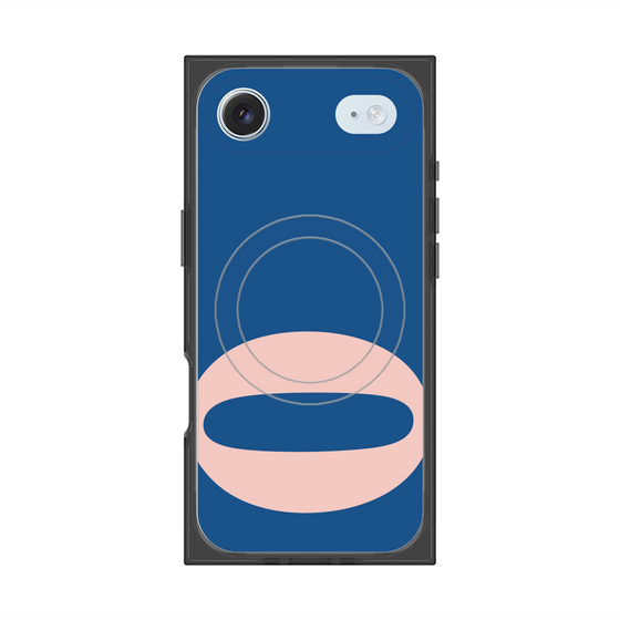 プレミアムスクエアケース with MagSafe［ オリジナル - initial color - Q navy ］