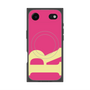 プレミアムスクエアケース with MagSafe［ オリジナル - initial color - R pink ］