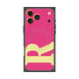 プレミアムスクエアケース with MagSafe［ オリジナル - initial color - R pink ］