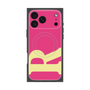 プレミアムスクエアケース with MagSafe［ オリジナル - initial color - R pink ］