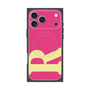 プレミアムスクエアケース with MagSafe［ オリジナル - initial color - R pink ］