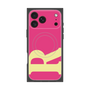 プレミアムスクエアケース with MagSafe［ オリジナル - initial color - R pink ］
