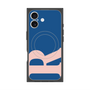 プレミアムスクエアケース with MagSafe［ オリジナル - initial color - R navy ］