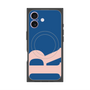 プレミアムスクエアケース with MagSafe［ オリジナル - initial color - R navy ］