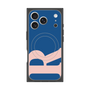 プレミアムスクエアケース with MagSafe［ オリジナル - initial color - R navy ］