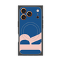 プレミアムスクエアケース with MagSafe［ オリジナル - initial color - R navy ］