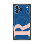 プレミアムスクエアケース with MagSafe［ オリジナル - initial color - R navy ］