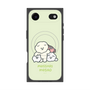 プレミアムスクエアケース with MagSafe［ もっさりもさお - みんないっしょ - グリーン ］