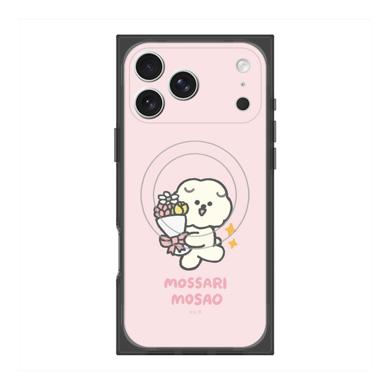 プレミアムスクエアケース with MagSafe［ もっさりもさお - お祝いもさ ］