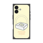 プレミアムスクエアケース with MagSafe［ もっさりもさお - おとうふマットレス ］