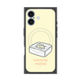 プレミアムスクエアケース with MagSafe［ もっさりもさお - おとうふマットレス ］