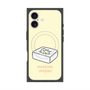 プレミアムスクエアケース with MagSafe［ もっさりもさお - おとうふマットレス ］