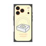 プレミアムスクエアケース with MagSafe［ もっさりもさお - おとうふマットレス ］