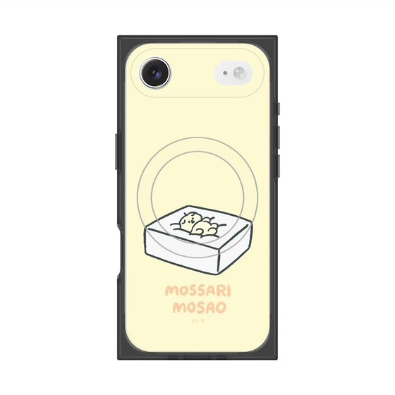 プレミアムスクエアケース with MagSafe［ もっさりもさお - おとうふマットレス ］