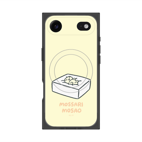 プレミアムスクエアケース with MagSafe［ もっさりもさお - おとうふマットレス ］