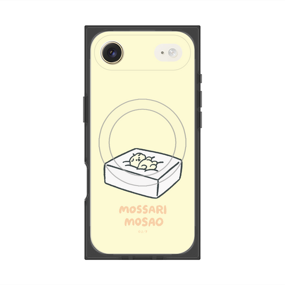 プレミアムスクエアケース with MagSafe［ もっさりもさお - おとうふマットレス ］