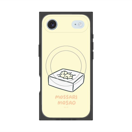 プレミアムスクエアケース with MagSafe［ もっさりもさお - おとうふマットレス ］