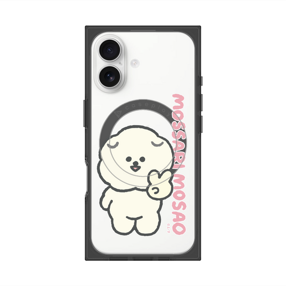プレミアムスクエアケース with MagSafe［ もっさりもさお - ピスもさ ］