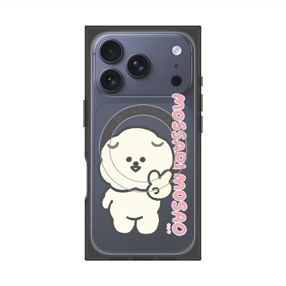 プレミアムスクエアケース with MagSafe［ もっさりもさお - ピスもさ ］