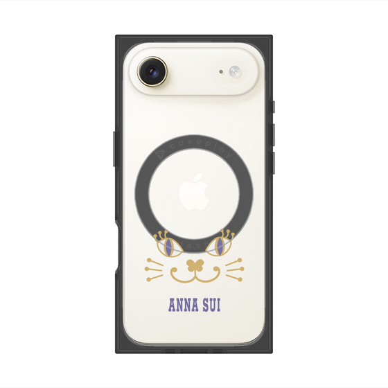 プレミアムスクエアケース with MagSafe［ ANNA SUI - フェイス - クリア ］