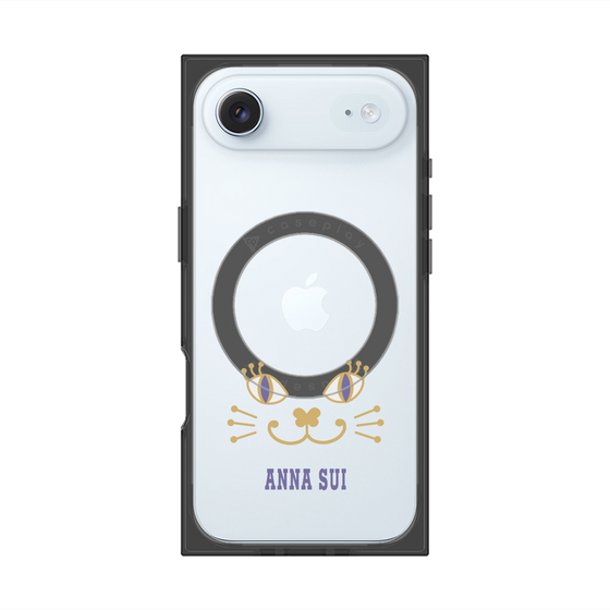 プレミアムスクエアケース with MagSafe［ ANNA SUI - フェイス - クリア ］