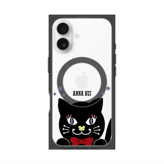 プレミアムスクエアケース with MagSafe［ ANNA SUI - TITIとスター - クリア ］