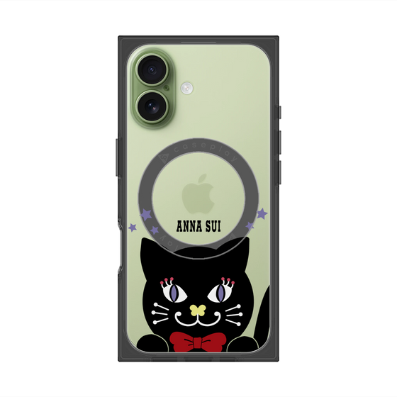 プレミアムスクエアケース with MagSafe［ ANNA SUI - TITIとスター - クリア ］