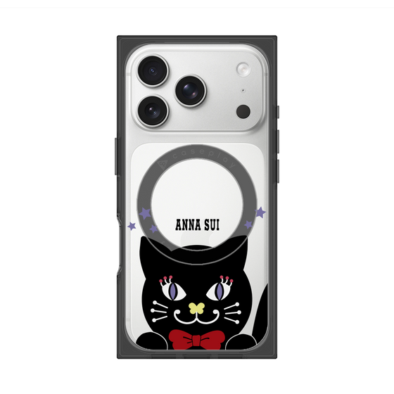 プレミアムスクエアケース with MagSafe［ ANNA SUI - TITIとスター - クリア ］