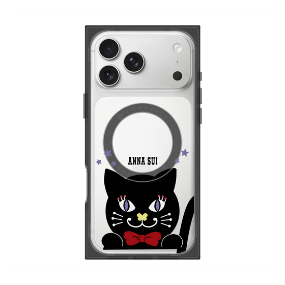 プレミアムスクエアケース with MagSafe［ ANNA SUI - TITIとスター - クリア ］