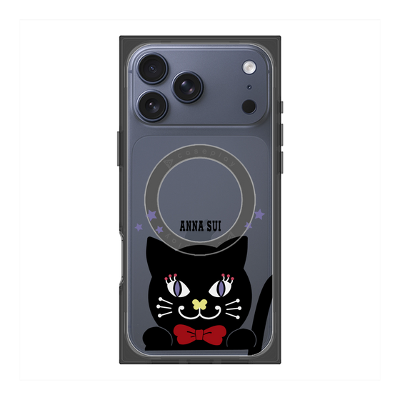 プレミアムスクエアケース with MagSafe［ ANNA SUI - TITIとスター - クリア ］