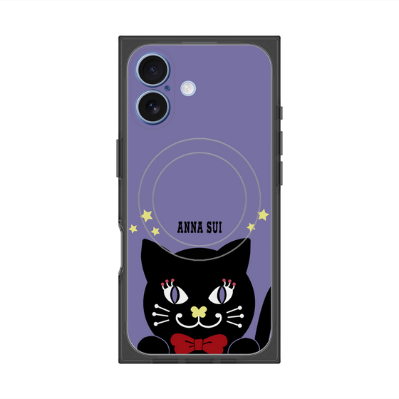 プレミアムスクエアケース with MagSafe［ ANNA SUI - TITIとスター - パープル ］
