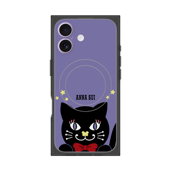 プレミアムスクエアケース with MagSafe［ ANNA SUI - TITIとスター - パープル ］