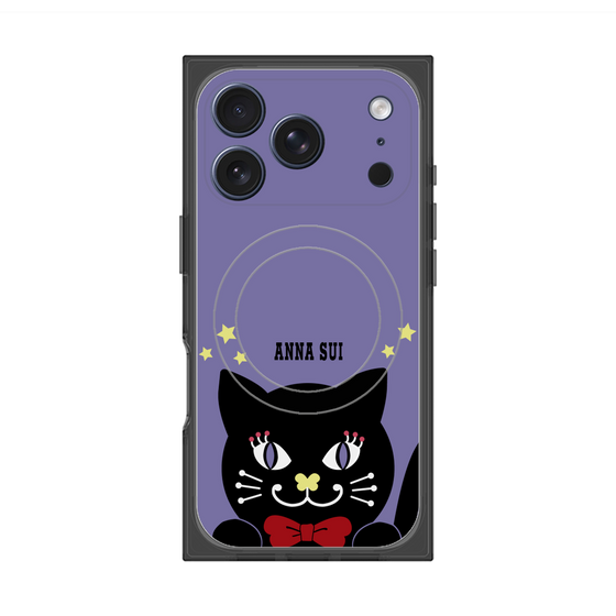 プレミアムスクエアケース with MagSafe［ ANNA SUI - TITIとスター - パープル ］