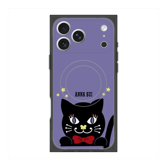 プレミアムスクエアケース with MagSafe［ ANNA SUI - TITIとスター - パープル ］