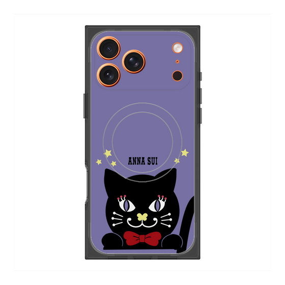 プレミアムスクエアケース with MagSafe［ ANNA SUI - TITIとスター - パープル ］