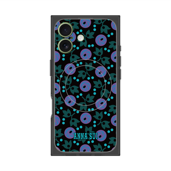 プレミアムスクエアケース with MagSafe［ ANNA SUI - オーキッド ］