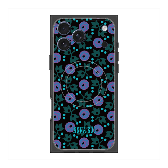 プレミアムスクエアケース with MagSafe［ ANNA SUI - オーキッド ］