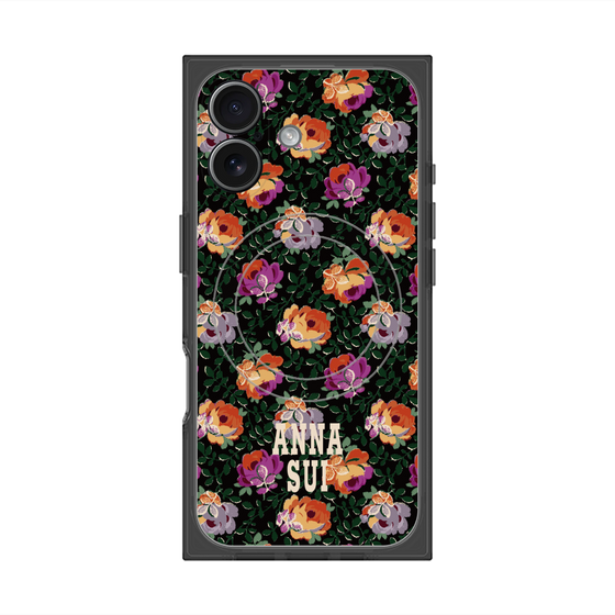 プレミアムスクエアケース with MagSafe［ ANNA SUI - オンブルローズ ］
