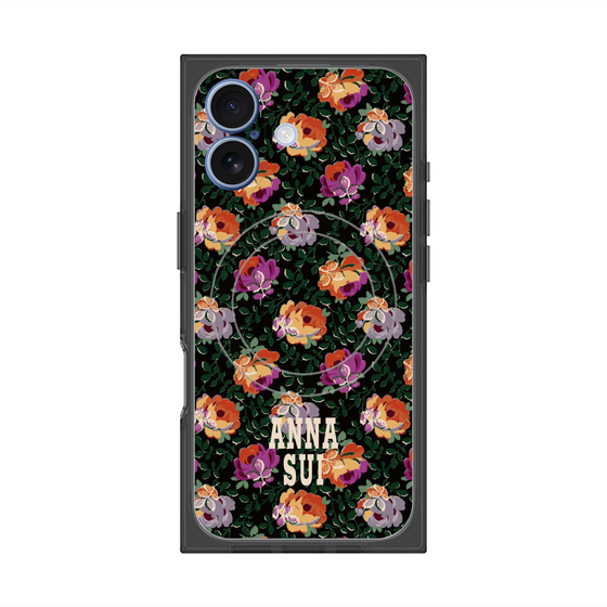 プレミアムスクエアケース with MagSafe［ ANNA SUI - オンブルローズ ］