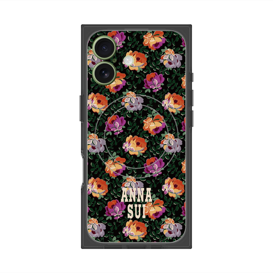 プレミアムスクエアケース with MagSafe［ ANNA SUI - オンブルローズ ］