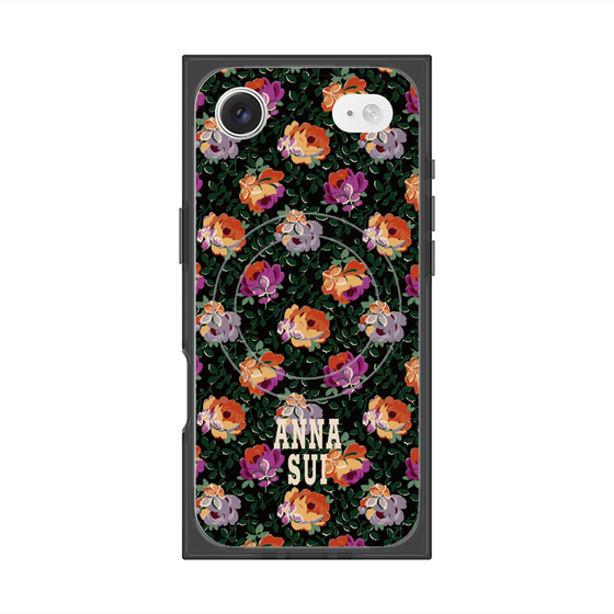 プレミアムスクエアケース with MagSafe［ ANNA SUI - オンブルローズ ］