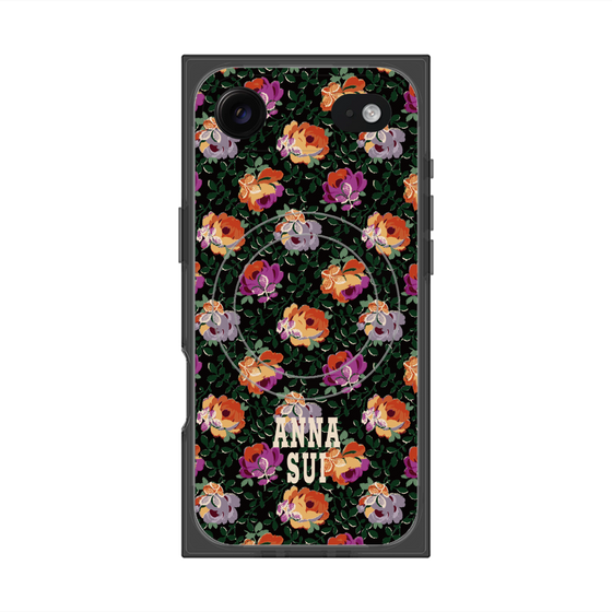 プレミアムスクエアケース with MagSafe［ ANNA SUI - オンブルローズ ］