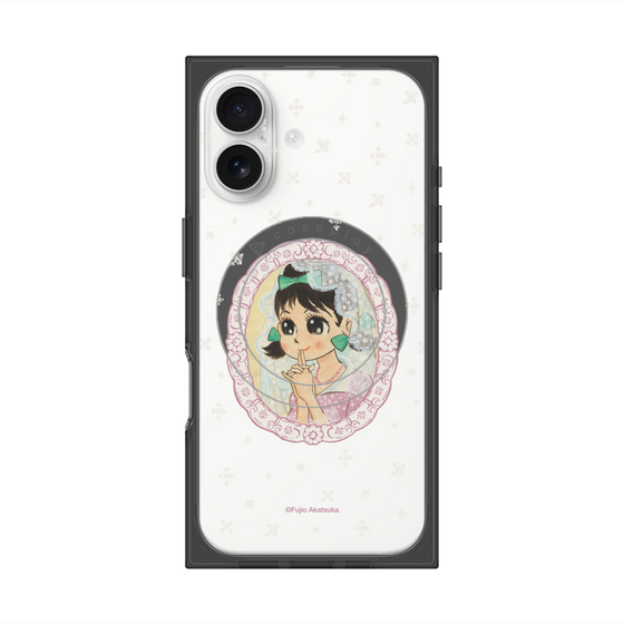 プレミアムスクエアケース with MagSafe［ ひみつのアッコちゃん - テクマクマヤコン - クリア ］